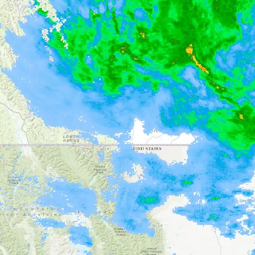 Radar near Cardston at now — 9:00 pm MDT, Mon Sep 7