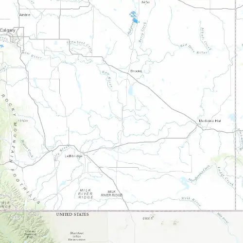 Radar near Vauxhall at now — 12:06 am MDT, Sat Jul 11
