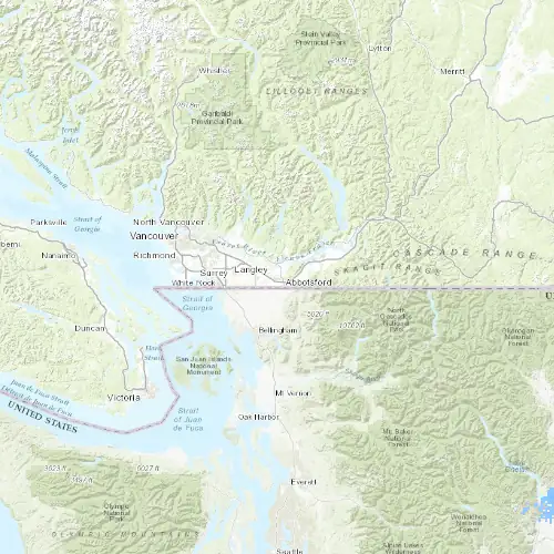 Radar near Abbotsford at now — 8:00 pm PDT, Mon Sep 7