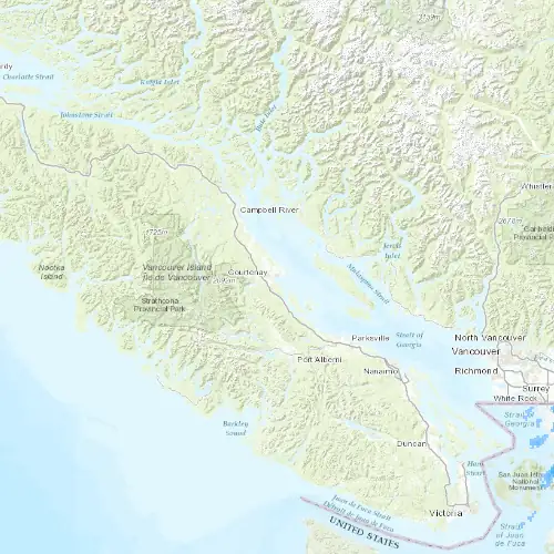 Radar near Comox at now — 9:48 pm PDT, Fri Jul 10