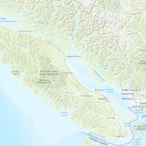 Radar near Courtenay at now — 9:54 pm PDT, Fri Jul 10