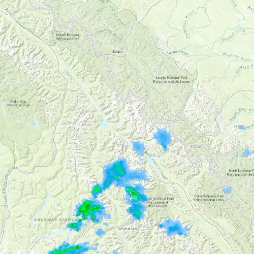 Radar near Cummins Lakes Park at now — 10:00 pm PDT, Fri Jul 10