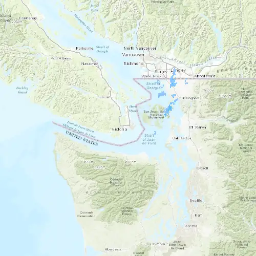 Radar near Esquimalt at now — 9:54 pm PDT, Fri Jul 10