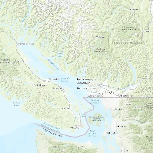 Radar near Gibsons at now — 8:00 pm PDT, Mon Sep 7