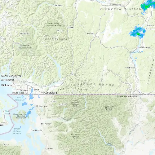 Radar near Hope Slide at now — 9:54 pm PDT, Fri Jul 10
