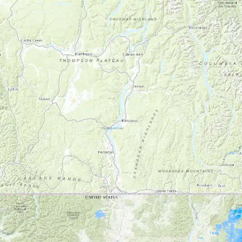 Radar near Kelowna at now — 8:00 pm PDT, Mon Sep 7
