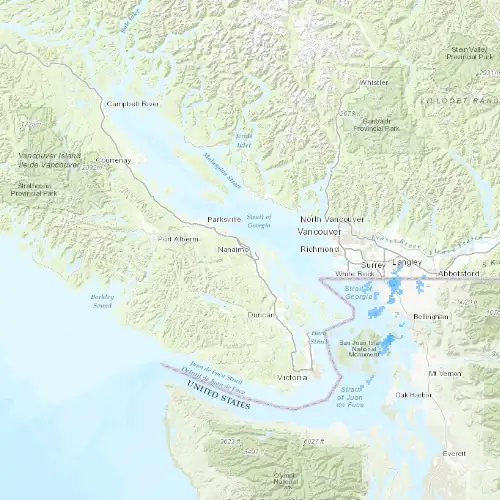Radar near Nanaimo at now — 9:48 pm PDT, Fri Jul 10