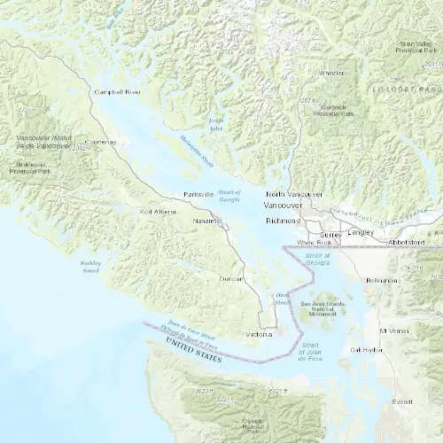 Radar near Nanaimo at now — 8:00 pm PDT, Mon Sep 7