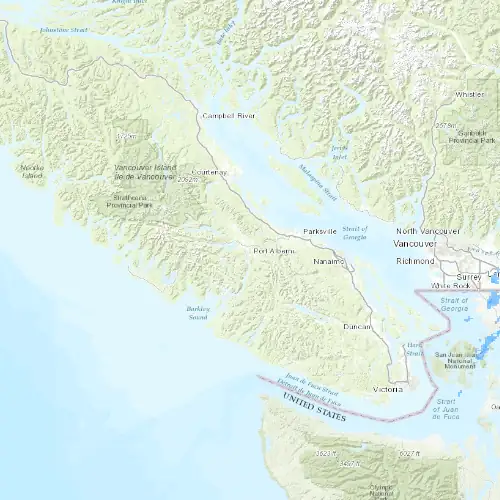 Radar near Port Alberni at now — 10:00 pm PDT, Fri Jul 10