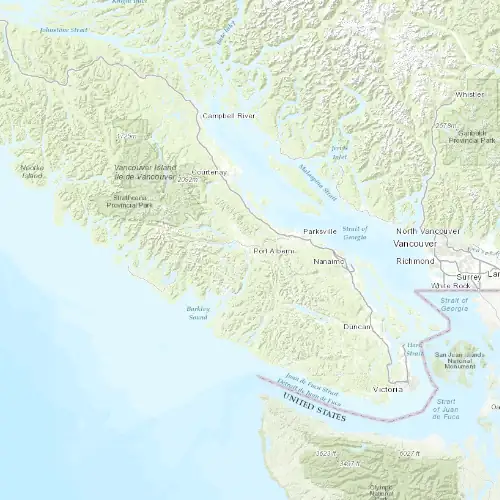 Radar near Port Alberni at now — 8:06 pm PDT, Mon Sep 7