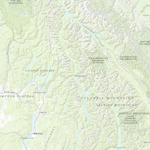 Radar near Revelstoke at now — 8:00 pm PDT, Mon Sep 7