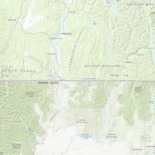 Radar near Rock Creek at now — 11:06 pm PDT, Fri Jul 10
