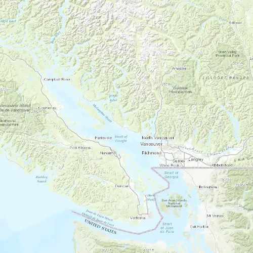 Radar near Sechelt at now — 7:54 pm PDT, Mon Sep 7