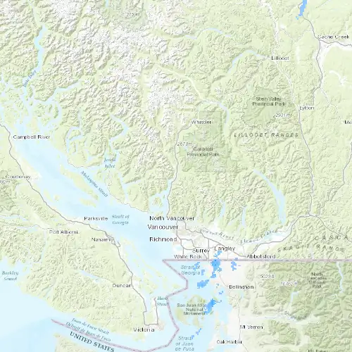 Radar near Squamish at now — 9:48 pm PDT, Fri Jul 10