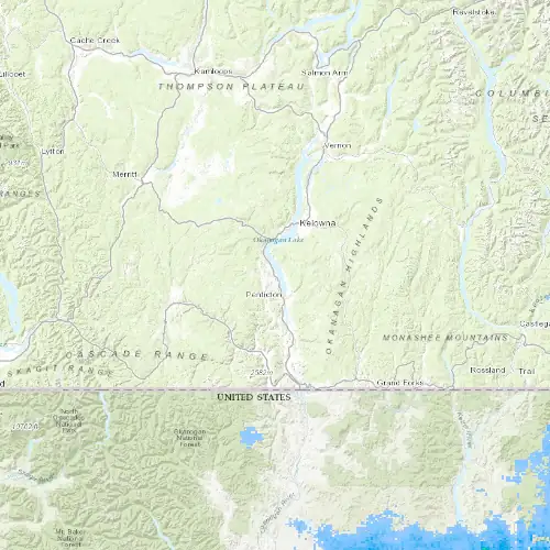 Radar near Summerland at now — 8:00 pm PDT, Mon Sep 7