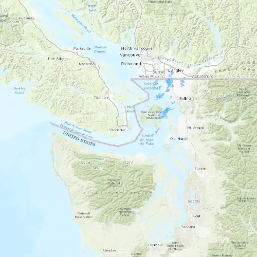Radar near Victoria at now — 9:48 pm PDT, Fri Jul 10
