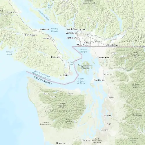 Radar near Victoria (University of) at now — 8:06 pm PDT, Mon Sep 7