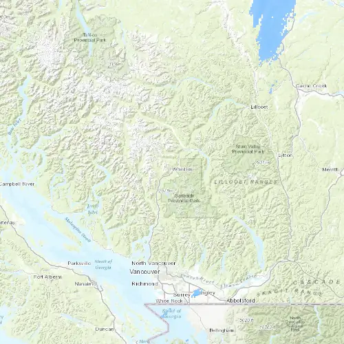 Radar near Whistler at now — 11:00 pm PDT, Fri Jul 10