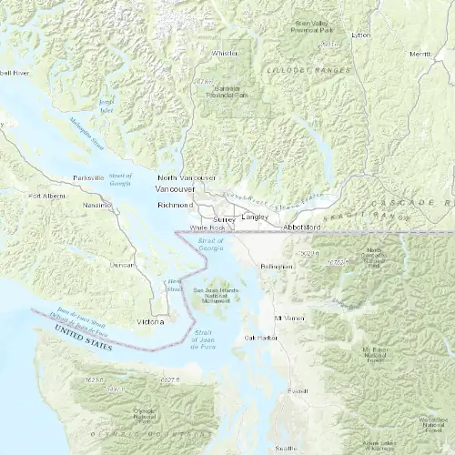 Radar near White Rock at now — 8:00 pm PDT, Mon Sep 7
