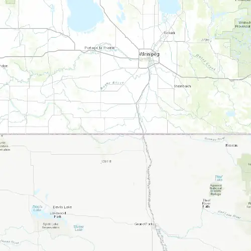 Radar near Altona at now — 11:54 pm CDT, Fri Jul 10
