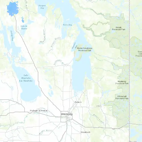 Radar near Arnes at now — 1:00 am CDT, Sat Jul 11