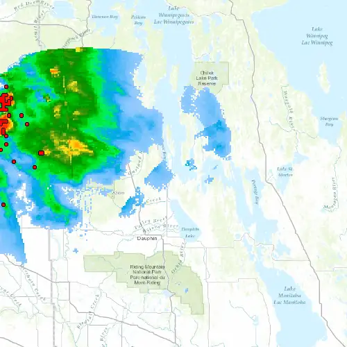Radar near Bachelors Island at now — 12:00 am CDT, Sat Jul 11