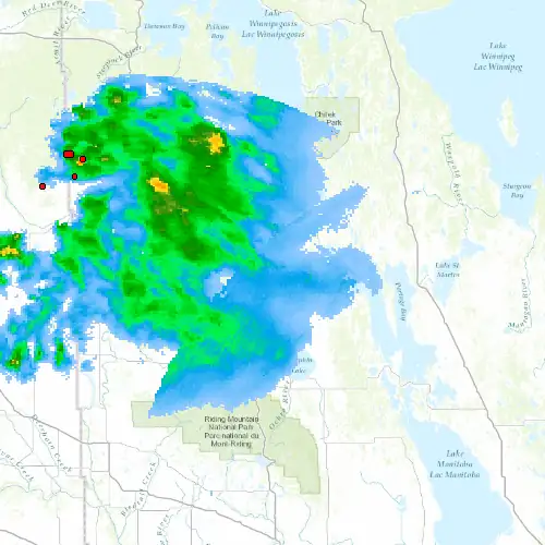 Radar near Bachelors Island at now — 1:12 am CDT, Sat Jul 11