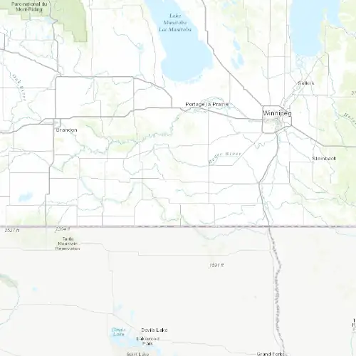 Radar near Deerwood at now — 1:06 am CDT, Sat Jul 11