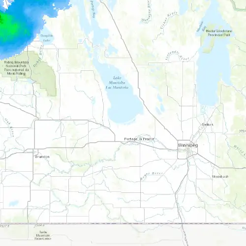 Radar near Delta at now — 1:00 am CDT, Sat Jul 11