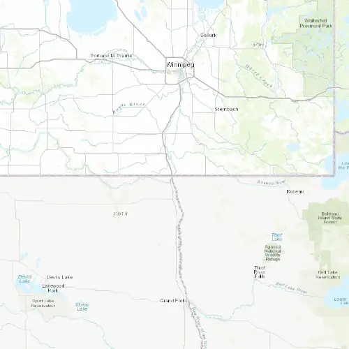 Radar near Emerson at now — 11:48 pm CDT, Fri Jul 10