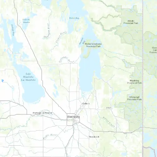 Radar near Gimli at now — 11:54 pm CDT, Fri Jul 10