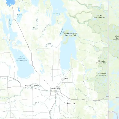 Radar near Gimli at now — 1:00 am CDT, Sat Jul 11