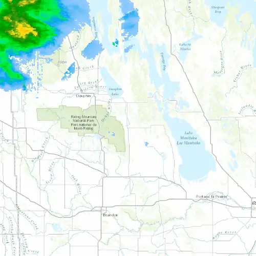 Radar near McCreary at now — 11:54 pm CDT, Fri Jul 10