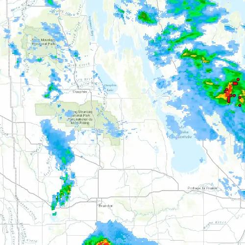 Radar near McCreary at now — 10:00 pm CDT, Mon Sep 7