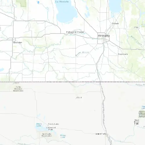 Radar near Morden at now — 11:54 pm CDT, Fri Jul 10