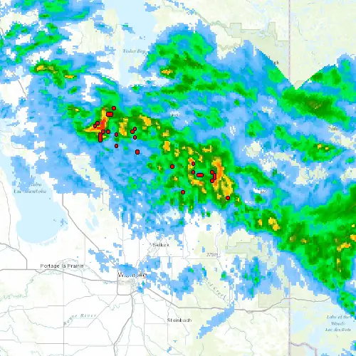 Radar near Victoria Beach at now — 10:06 pm CDT, Mon Sep 7