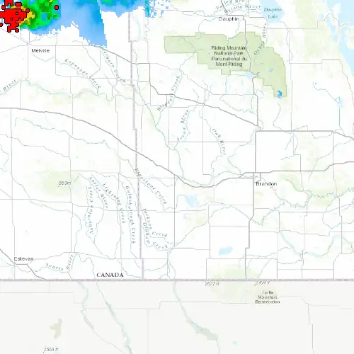 Radar near Virden at now — 11:48 pm CDT, Fri Jul 10
