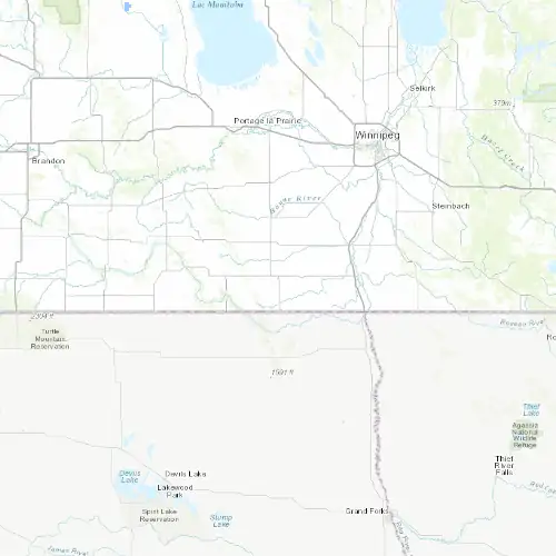 Radar near Winkler at now — 11:54 pm CDT, Fri Jul 10