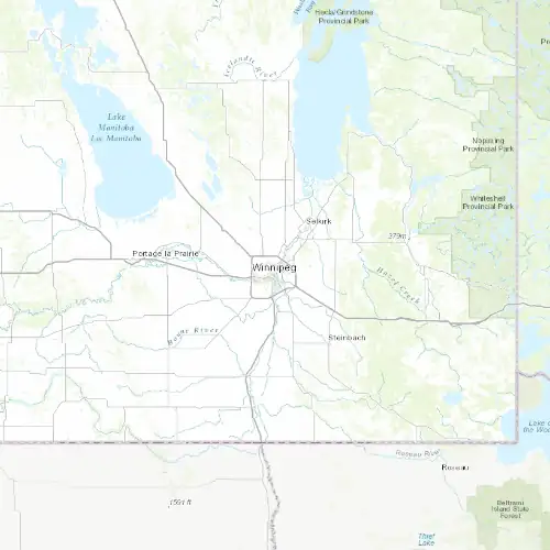 Radar near Winnipeg at now — 1:06 am CDT, Sat Jul 11