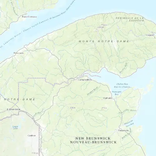 Radar near Campbellton at now — 1:54 am ADT, Sat Jul 11