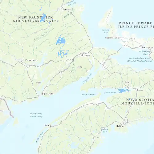 Radar near Fundy (National Park) at now — 12:06 am ADT, Tue Sep 8