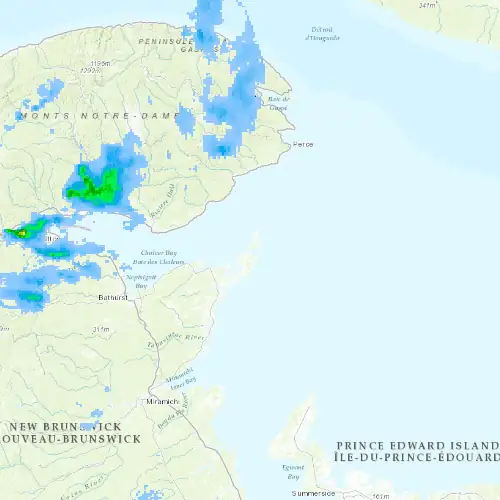 Radar near Miscou Island at now — 12:00 am ADT, Tue Sep 8