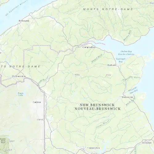 Radar near Mount Carleton (Provincial Park) at now — 2:00 am ADT, Sat Jul 11