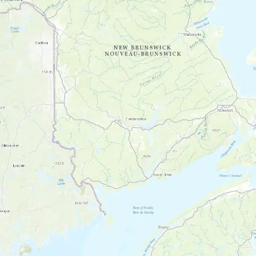Radar near Oromocto at now — 3:06 am ADT, Sat Jul 11