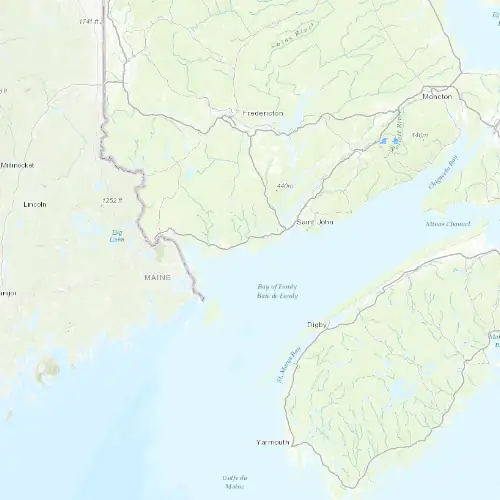 Radar near Point Lepreau at now — 3:00 am ADT, Sat Jul 11