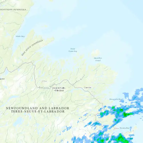 Radar near Campbellton at now — 2:24 am NDT, Sat Jul 11
