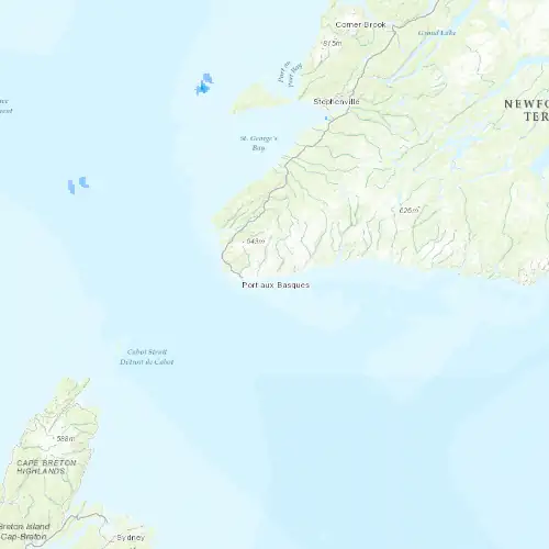 Radar near Channel-Port aux Basques at now — 3:42 am NDT, Sat Jul 11