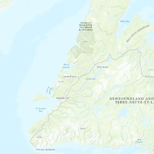 Radar near Corner Brook at now — 2:18 am NDT, Sat Jul 11