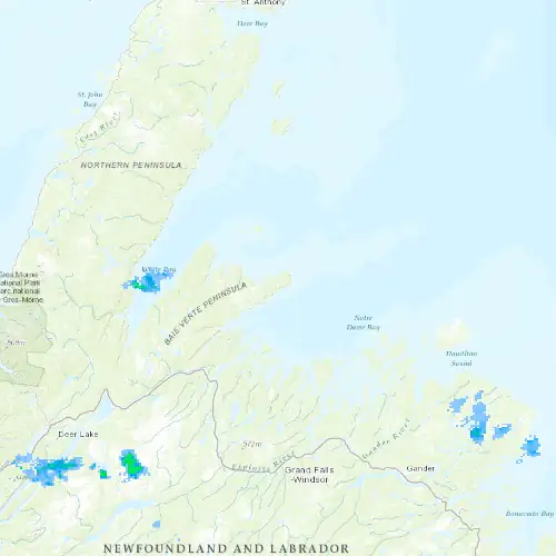 Radar near La Scie at now — 12:30 am NDT, Tue Sep 8