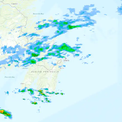 Radar near St. John's at now — 2:24 am NDT, Sat Jul 11